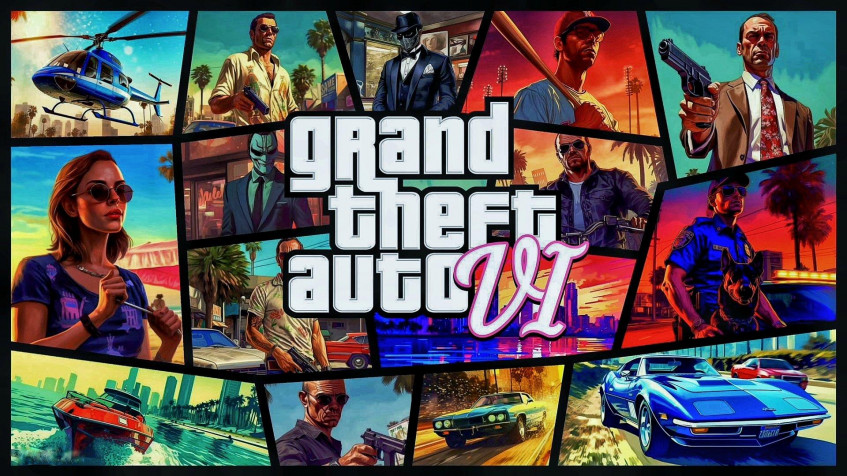 Gta 6 Poster Full HD 1080p Wallpaper 1920x1080px