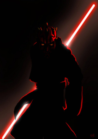 Darth Maul iPhone Wallpaper 1357x1920px