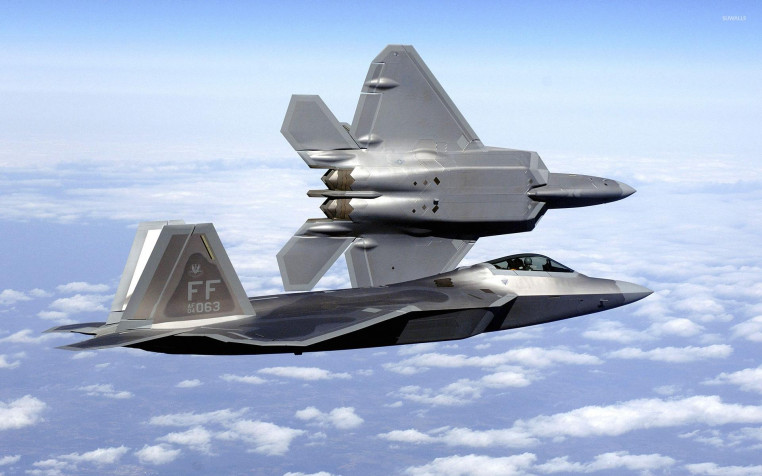 F 22 Raptor Widescreen HD Wallpaper 1920x1200px