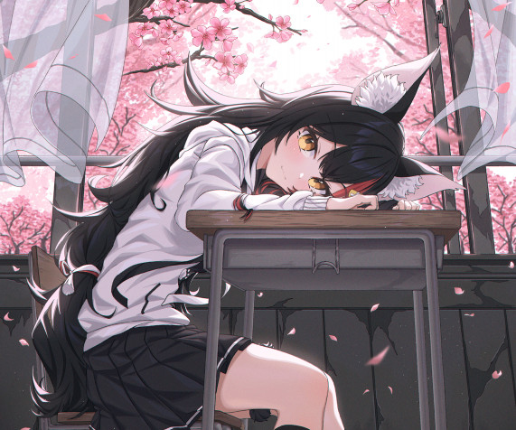 Ookami Mio MacBook Background 2000x1667px