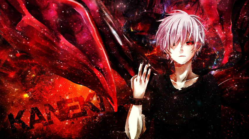 Ken Kaneki Full HD 1080p Wallpaper 1920x1080px