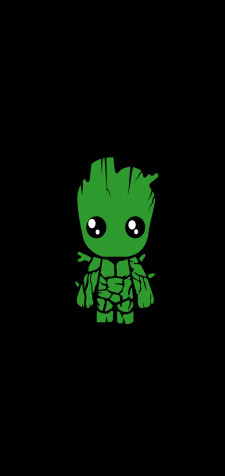 Baby Groot Mobile Background 1440x3040px