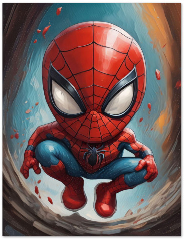 Chibi Spider Man iPhone Wallpaper Image 1368x1766px