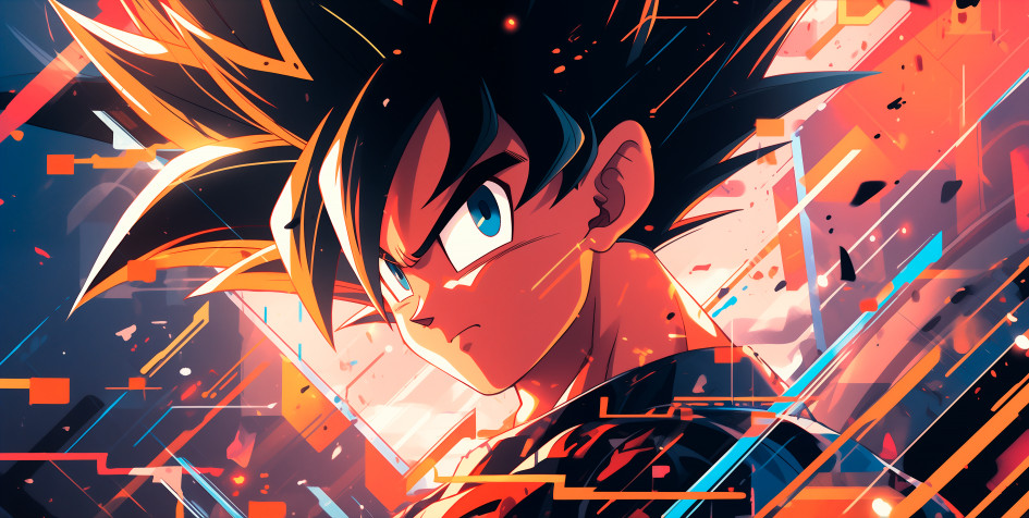 Goku Desktop Wallpaper 5824x2934px