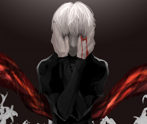 Ken Kaneki Desktop Background 4484x3776px