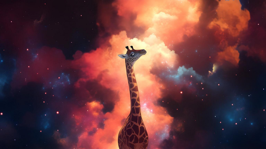 Giraffe HD Wallpaper 1536x864px