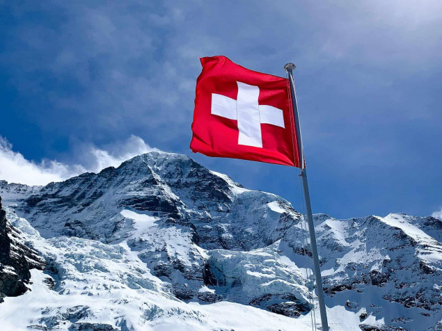 Switzerland Flag Desktop Wallpaper 1920x1440px