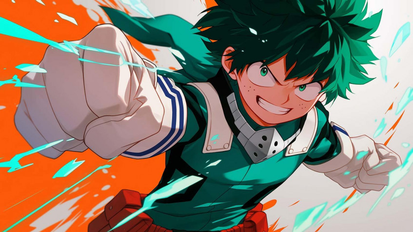 Izuku Midoriya Background Image 1536x864px