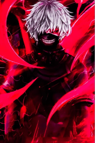 Aesthetic Tokyo Ghoul Wallpaper for iPhone 853x1280px