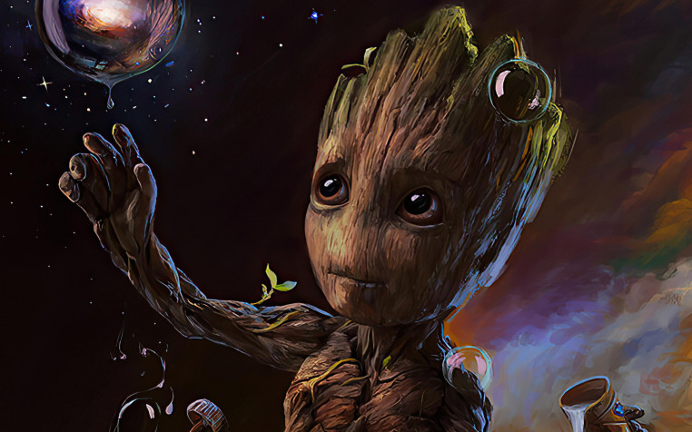 Groot Retina Widescreen Wallpaper 2880x1800px