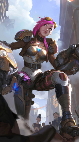 Vi League Of Legends 4k Phone Wallpaper 2160x3840px