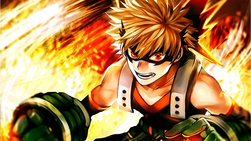 Katsuki Bakugo 4k UHD Wallpaper 3840x2160px