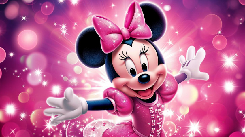 Minnie MacBook Wallpaper 1456x816px