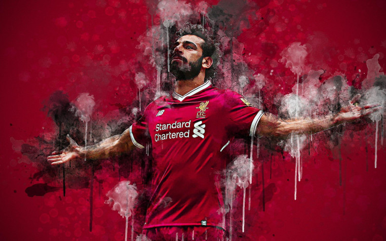 Mohamed Salah Widescreen HD Wallpaper 1920x1200px