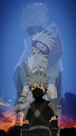 Kakashi Hatake Phone HD Background 1080x1919px