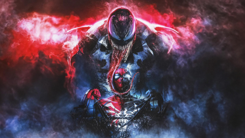 Marvels Spider Man 2 Venom 2k QHD Wallpaper 2560x1440px