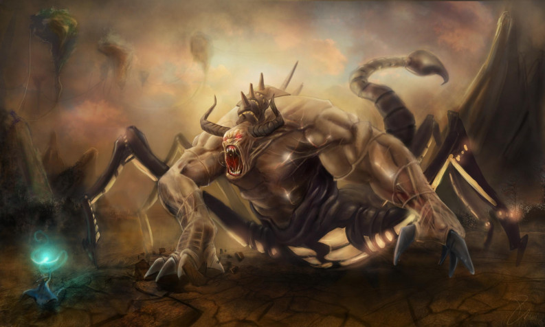 Demon Desktop HD Wallpaper 2500x1500px