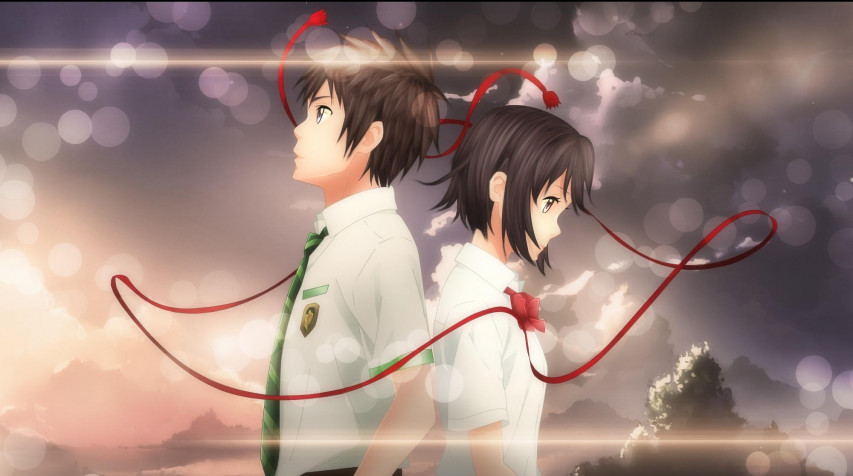 Your Name Tachibana Taki MacBook Background 2000x1116px