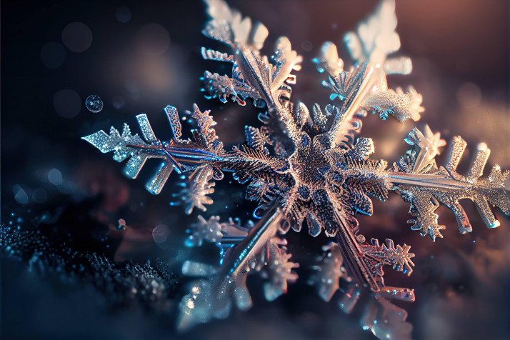 Snowflakes HD Background 4608x3072px