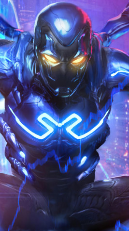 Blue Beetle 4k Phone Wallpaper 2160x3840px