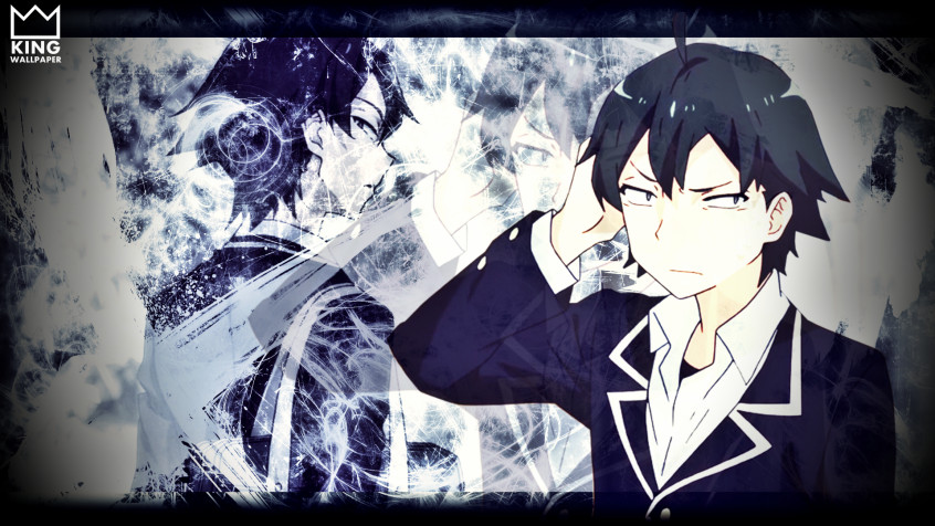 Hachiman Hikigaya Full HD 1080p Wallpaper 1920x1080px