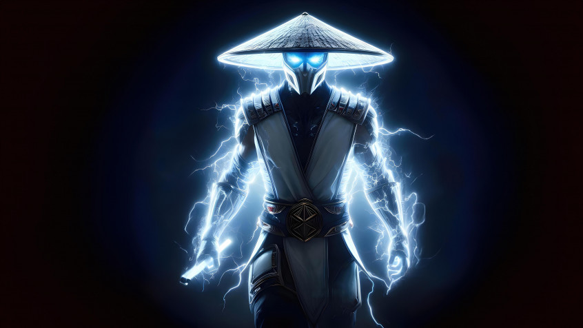 Raiden Mortal Combat MacBook Background 5120x2880px