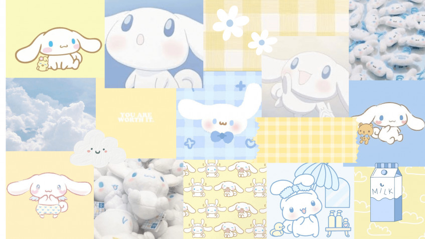 Cinnamoroll Full HD 1080p Wallpaper 1920x1080px