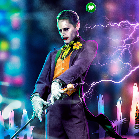 Jared Leto Joker iPhone Wallpaper Image 2932x2932px