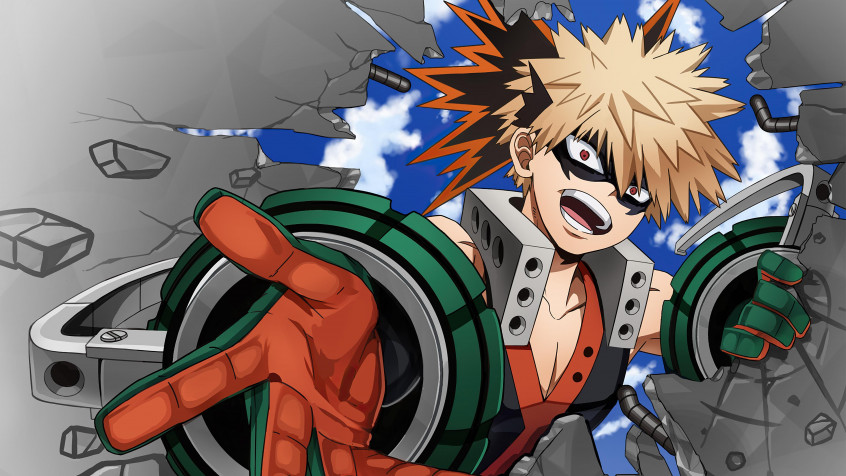 Katsuki Bakugo 4k UHD Wallpaper 3840x2160px