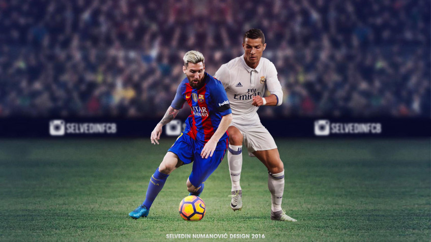 Ronaldo And Messi Full HD 1080p Wallpaper 1920x1080px