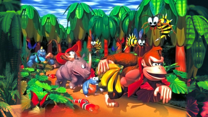 Donkey Kong 2k QHD Wallpaper 2560x1440px