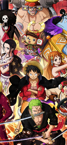 Cute One Piece iPhone 15 Pro Max Wallpaper 1290x2796px