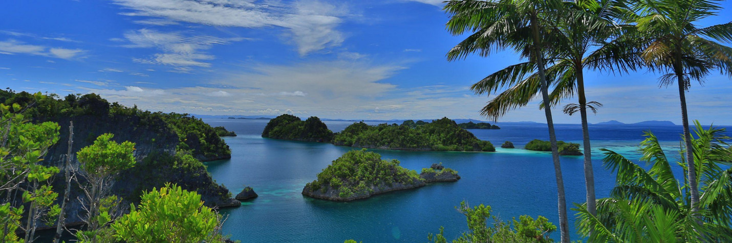 Raja Ampat Background Image 2560x853px