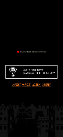 Undertale Wallpaper for iPhone 2340x5064px