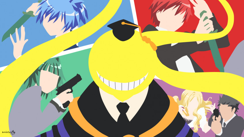 Assassination Classroom Full HD 1080p Wallpaper 1920x1080px