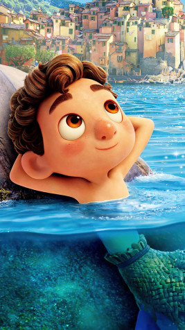 Luca Pixar Phone Background Image 1440x2560px