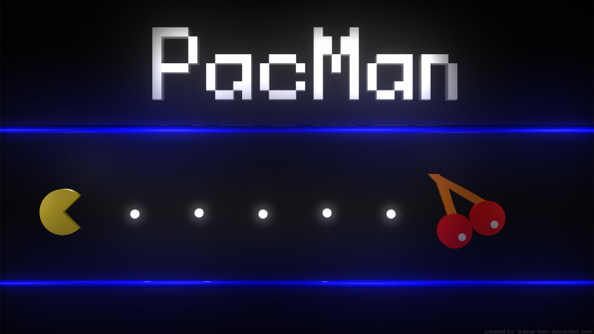 Pacman Full HD 1080p Wallpaper 1920x1080px