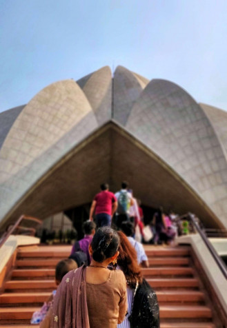 Lotus Temple Phone Background Image 1500x2168px