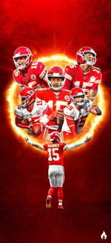 Patrick Mahomes Mobile Background 1400x3051px