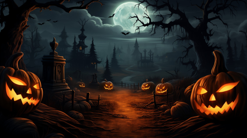 Halloween Desktop Background 5824x3264px