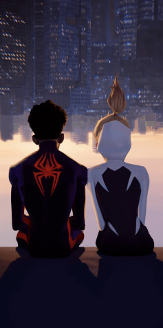 Miles And Gwen Android Wallpaper 1765x3532px