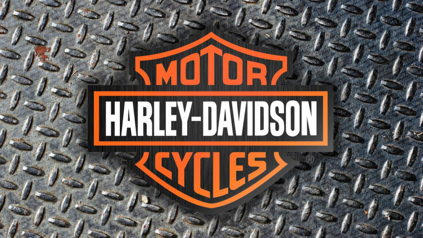 Harley Davidson Logo Full HD 1080p Wallpaper 1920x1080px