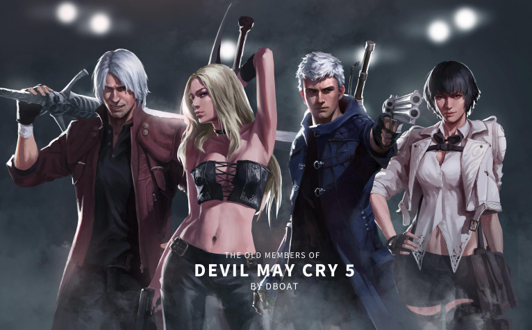 Devil May Cry 5 HD Wallpaper 7055x4382px