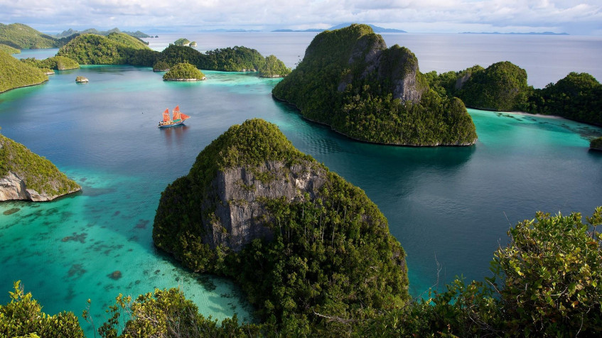 Raja Ampat Full HD 1080p Wallpaper 1920x1080px