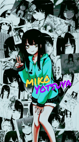 Miko Yotsuya Android Wallpaper 1080x1921px