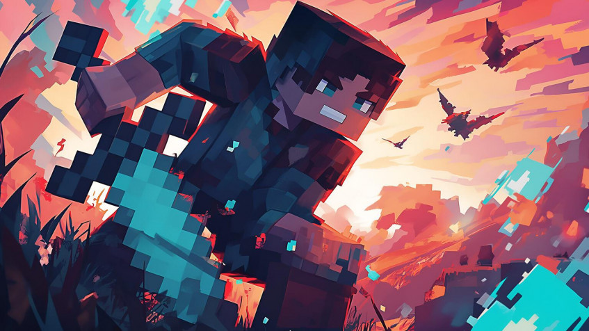 Minecraft Wallpaper Image 1536x864px