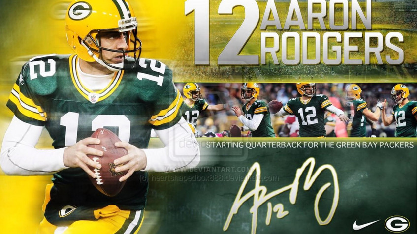 Title Aaron Rodgers Full HD 1080p Wallpaper 1920x1080px