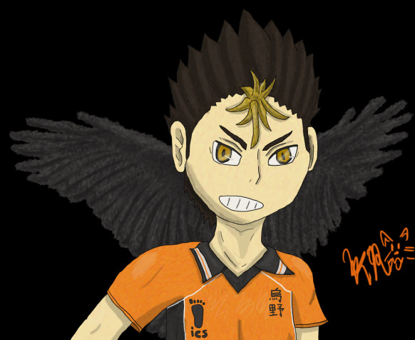 Yu Nishinoya Desktop Wallpaper 1024x838px