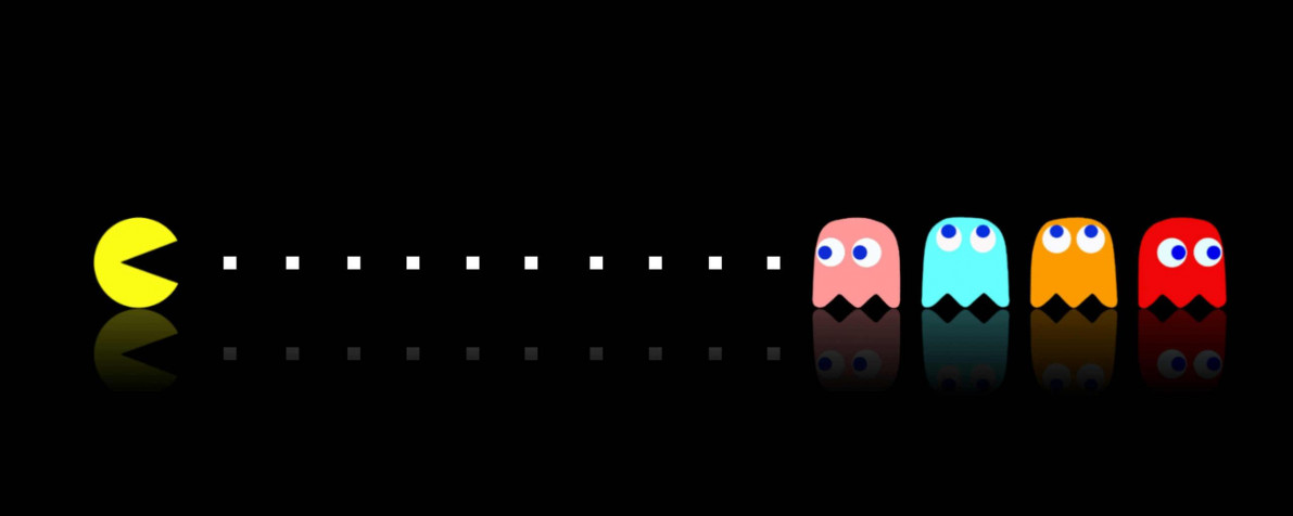 Pacman HD Background 2560x1024px