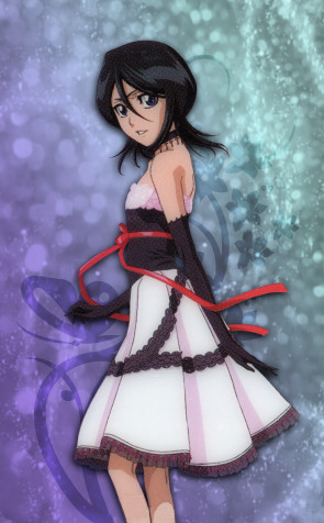 Rukia Kuchiki Phone HD Background 2647x4265px